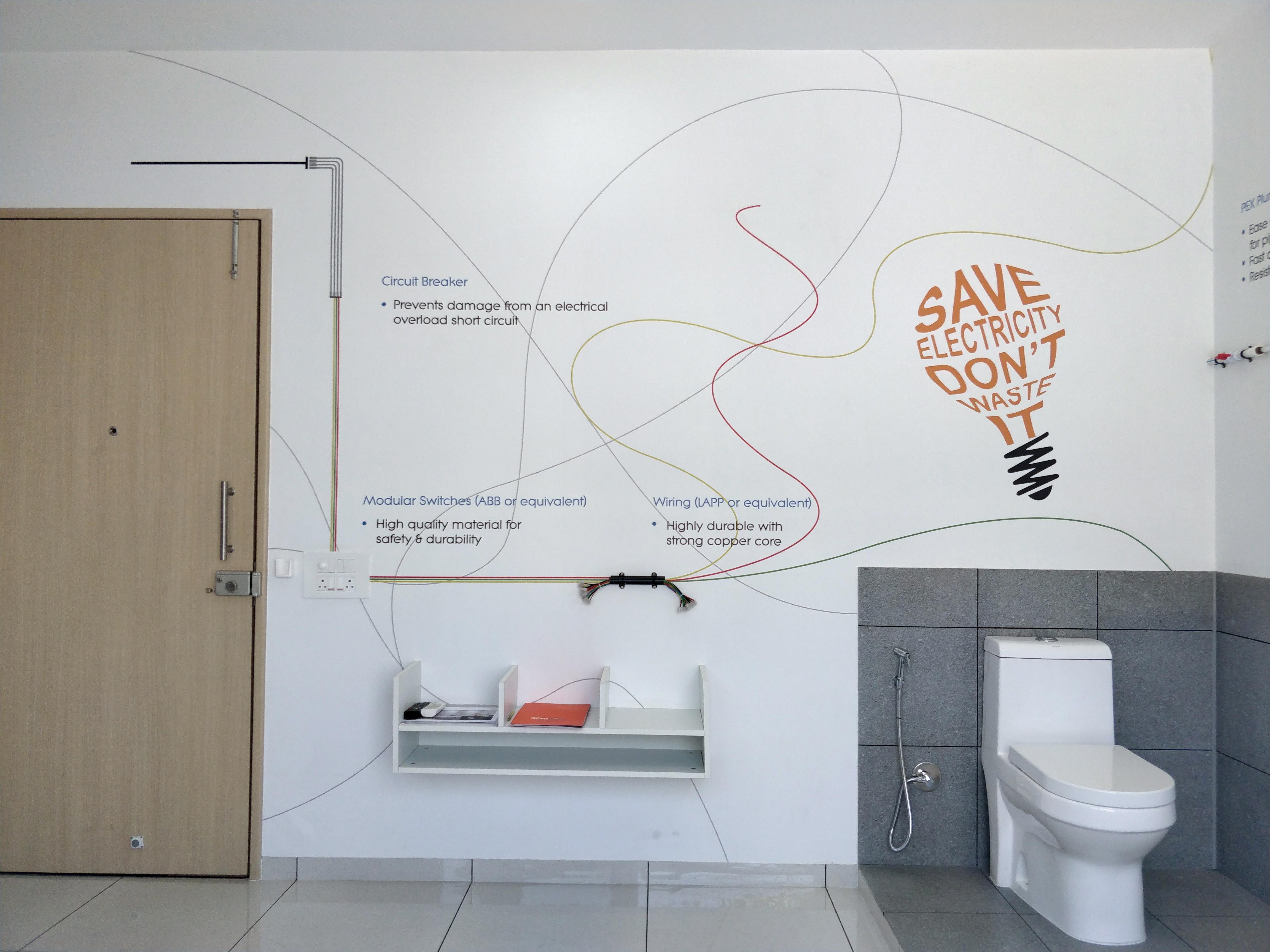 Optima Heights Kesnand experience center wallpaper